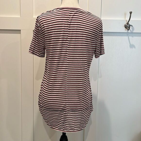 Lucky Brand Red/White/Blue Striped SS T-shirt-FREE w/ Bundle Purchase - Picture 3 of 7
